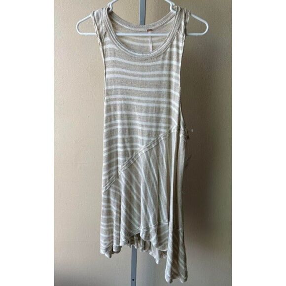 Free People Sleeveless Boho Striped Dress in Size Small - Picture 1 of 2